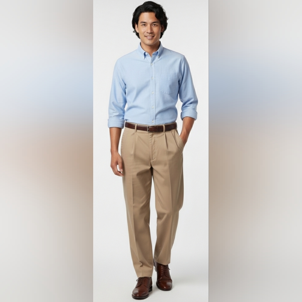 NWT Dockers 36x29 Men's Pleated Relax Fit Khaki Pants
